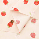 Cotton CB printed fabric Strawberry - nomura tailor