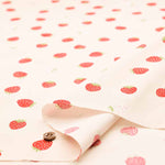 Cotton CB printed fabric Strawberry - nomura tailor