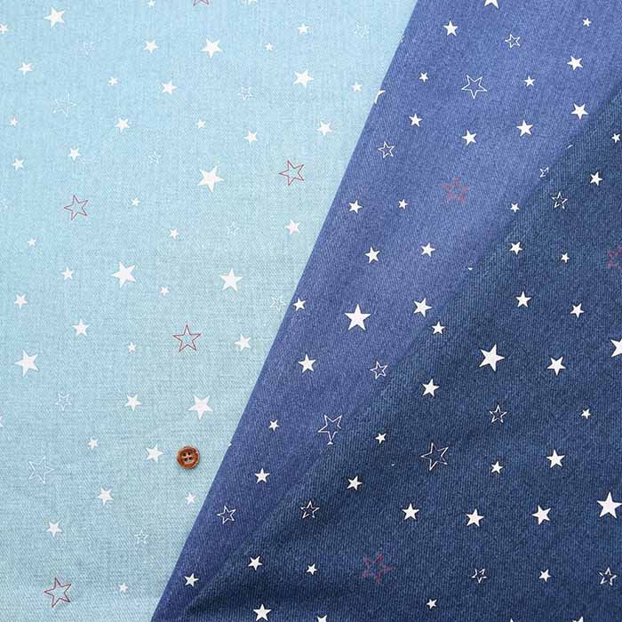 Cotton CB printed fabric Star - nomura tailor