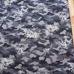 Cotton CB Printed Fabric Camouflage Kyoryu - nomura tailor