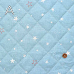 Cotton CB printed quilt fabric "Half Needle" Star - nomura tailor