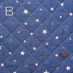 Cotton CB printed quilt fabric "Half Needle" Star - nomura tailor