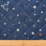 Cotton CB printed quilt fabric "Half Needle" Star - nomura tailor