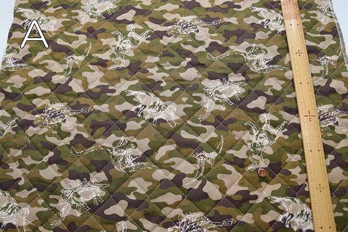 Cotton CB printed quilt fabric "All stitches" chamofla Kyoryu - nomura tailor