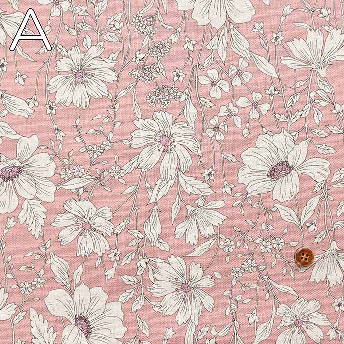 C/L Canvas Printed Fabric Flower - nomura tailor