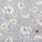 C/L Canvas Printed Fabric Flower - nomura tailor