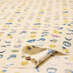 Cotton sheeting print fabric Yumeiro Hyakkei Omen - nomura tailor