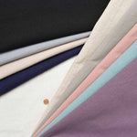 Cotton linen 10 canvas triple-washed fabric Solid colour - nomura tailor