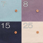 Cotton linen 10 canvas triple-washed fabric Solid colour - nomura tailor