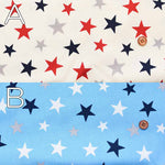 Cotton twill printed fabric Star - nomura tailor