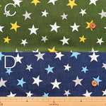 Cotton twill printed fabric Star - nomura tailor