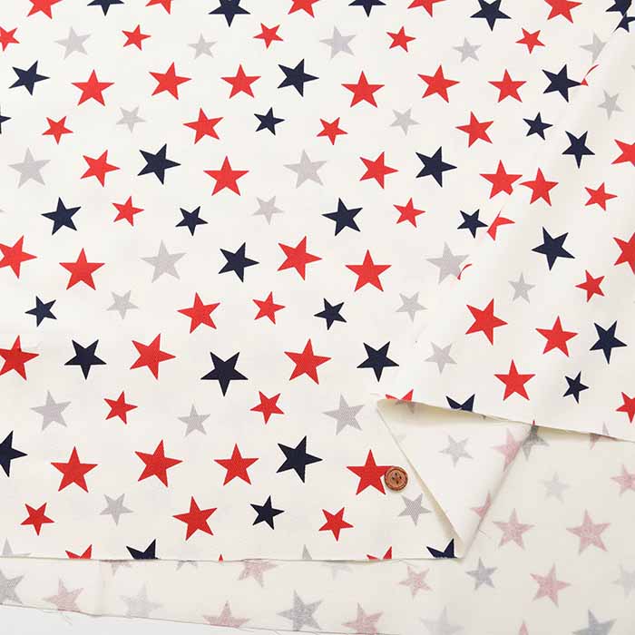 Cotton twill printed fabric Star - nomura tailor