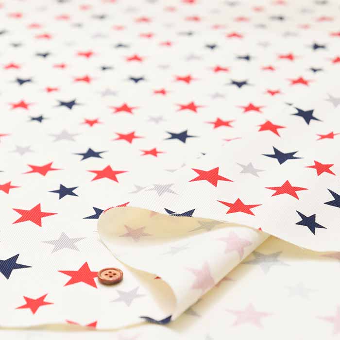 Cotton twill printed fabric Star - nomura tailor