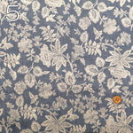 Silk Veil Finish 80" Cotton Lawn Printed Fabric - Flower - nomura tailor
