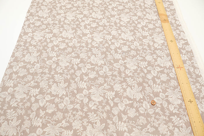 Silk Veil Finish 80" Cotton Lawn Printed Fabric - Flower - nomura tailor