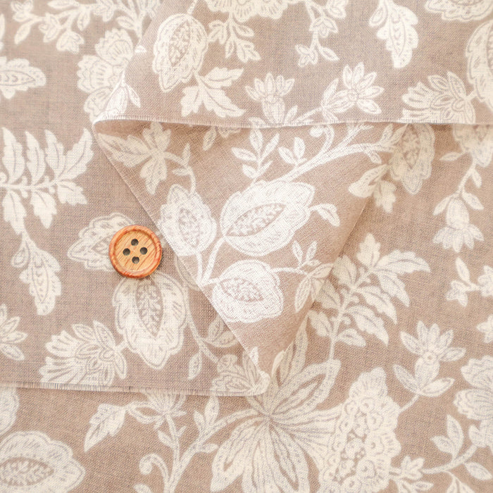 Silk Veil Finish 80" Cotton Lawn Printed Fabric - Flower - nomura tailor
