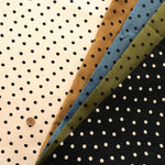 Cotton Corduroy Printed Fabric - Paint - Dot - nomura tailor