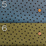 Cotton Corduroy Printed Fabric - Paint - Dot - nomura tailor