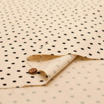 Cotton Corduroy Printed Fabric - Paint - Dot - nomura tailor