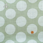 Cotton Linen Rijks Love Print Fabric - Dots - nomura tailor