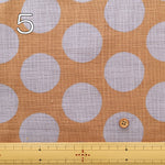 Cotton Linen Rijks Love Print Fabric - Dots - nomura tailor