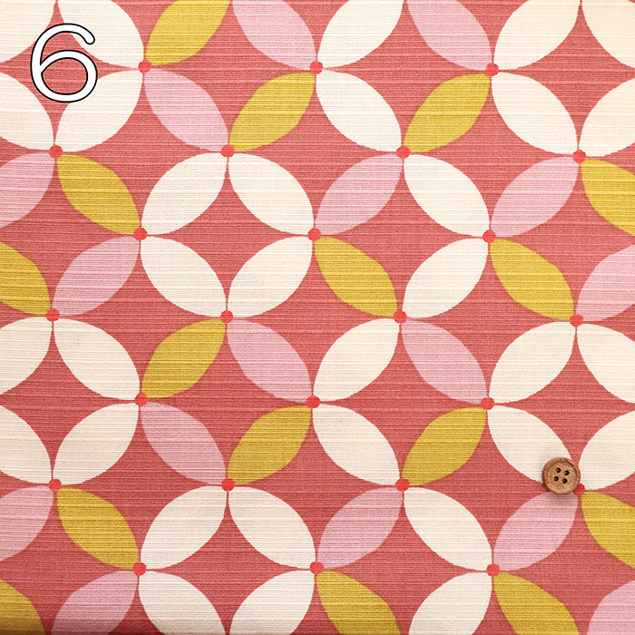 Cotton Shantung Printed Fabric -  Simple Modern Shippo - nomura tailor