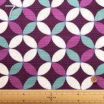 Cotton Shantung Printed Fabric -  Simple Modern Shippo - nomura tailor