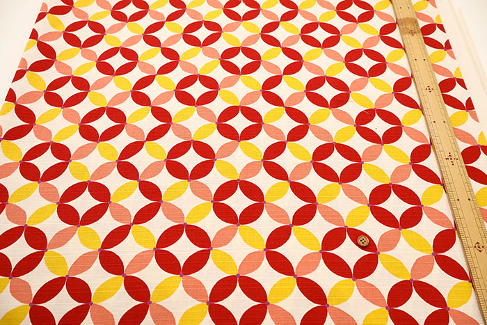 Cotton Shantung Printed Fabric -  Simple Modern Shippo - nomura tailor