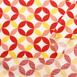 Cotton Shantung Printed Fabric -  Simple Modern Shippo - nomura tailor