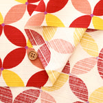 Cotton Shantung Printed Fabric -  Simple Modern Shippo - nomura tailor