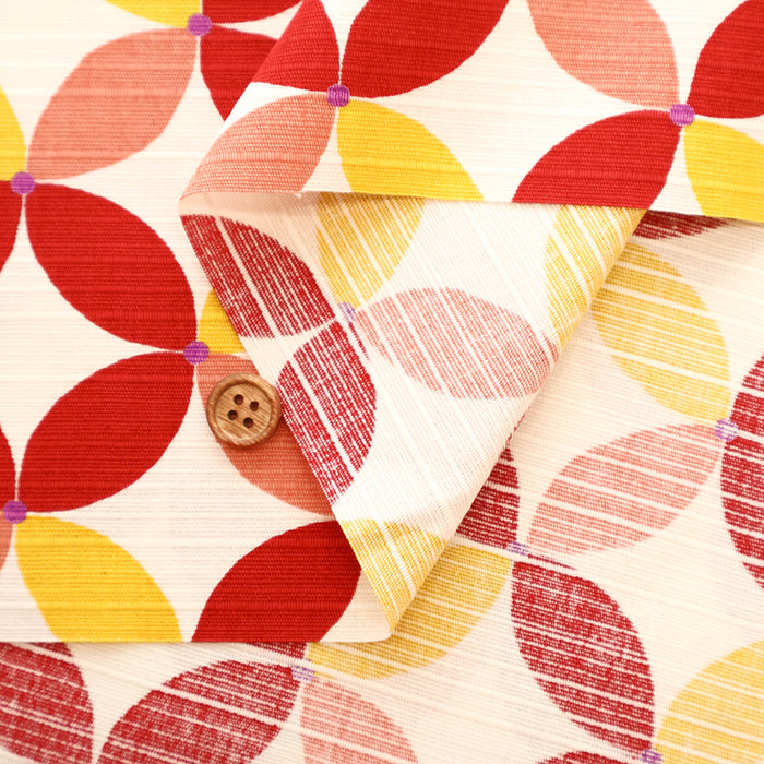 Cotton Shantung Printed Fabric -  Simple Modern Shippo - nomura tailor