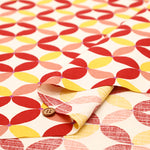 Cotton Shantung Printed Fabric -  Simple Modern Shippo - nomura tailor