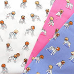 Cotton Broad Printed Fabric SPACE DOGS - nomura tailor