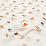 Cotton Broad Printed Fabric SPACE DOGS - nomura tailor