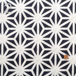Cotton Sharting Printed Fabric - Hemp Leaf Pattern - nomura tailor