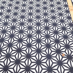 Cotton Sharting Printed Fabric - Hemp Leaf Pattern - nomura tailor