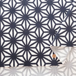 Cotton Sharting Printed Fabric - Hemp Leaf Pattern - nomura tailor
