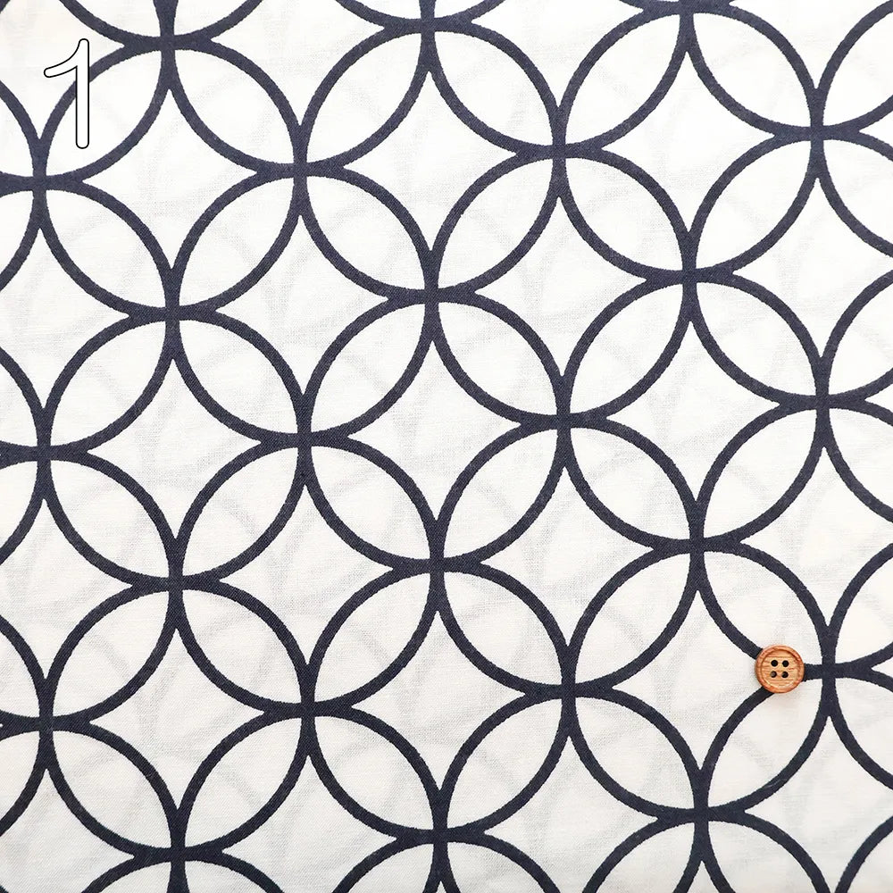 Cotton Sharting Printed Fabric - Shippo - nomura tailor