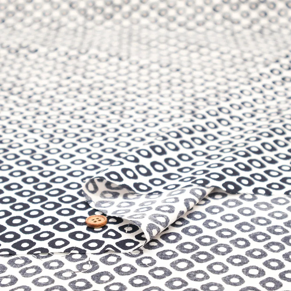 Cotton Sharting Printed Fabric 鹿の子 - nomura tailor