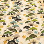 Cotton Sharting Printed Fabric - Hanakin Japanese Pattern のぼり松 - nomura tailor