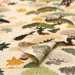 Cotton Sharting Printed Fabric - Hanakin Japanese Pattern のぼり松 - nomura tailor