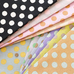 C/L Canvas Printed Fabric - Fluffy Dot - nomura tailor