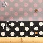 C/L Canvas Printed Fabric - Fluffy Dot - nomura tailor