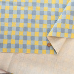 C/L Canvas Printed Fabric - Fluffy Check - nomura tailor