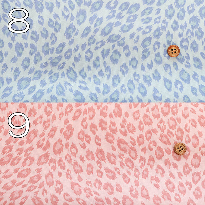 Cotton Broad Printed Fabric - Leopard - nomura tailor