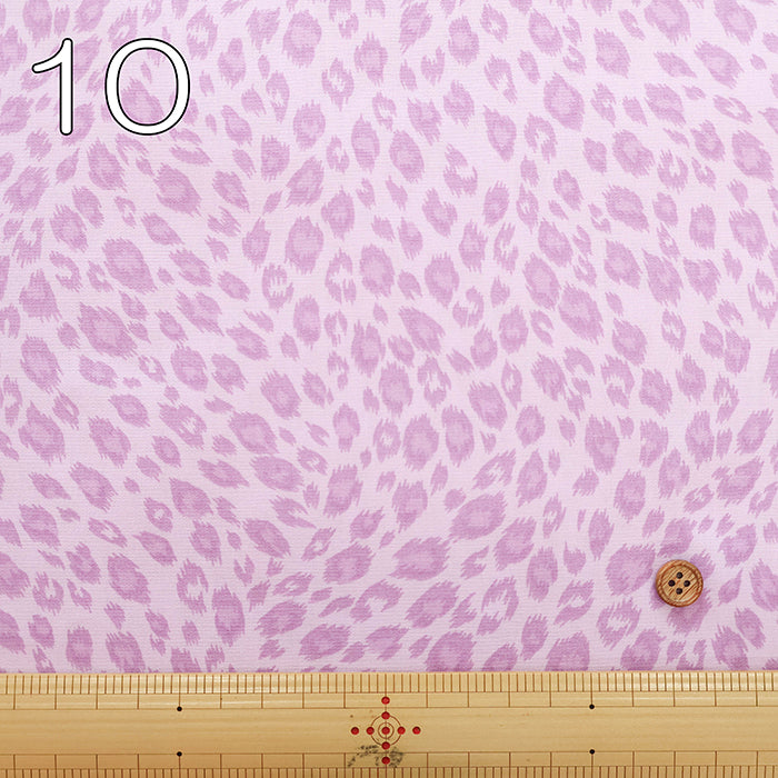 Cotton Broad Printed Fabric - Leopard - nomura tailor