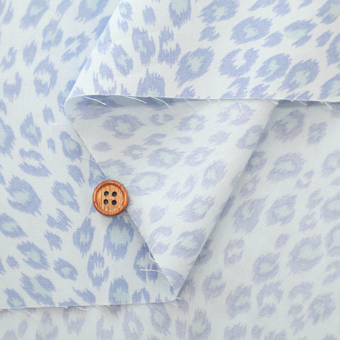 Cotton Broad Printed Fabric - Leopard - nomura tailor