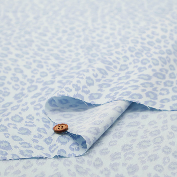 Cotton Broad Printed Fabric - Leopard - nomura tailor