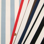 Cotton twill print stripe - nomura tailor