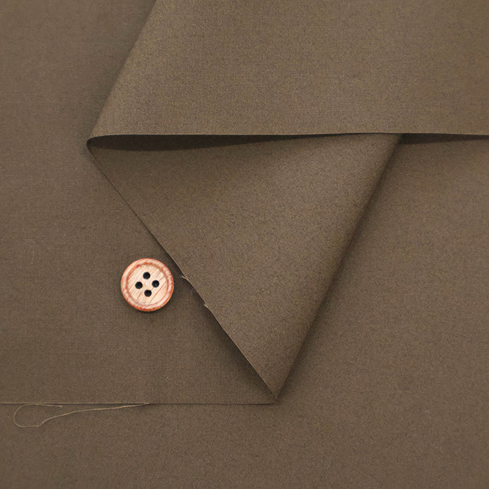 Cotton Typewriter Fabric(Dump) - Plain <Warm Tones> - nomura tailor